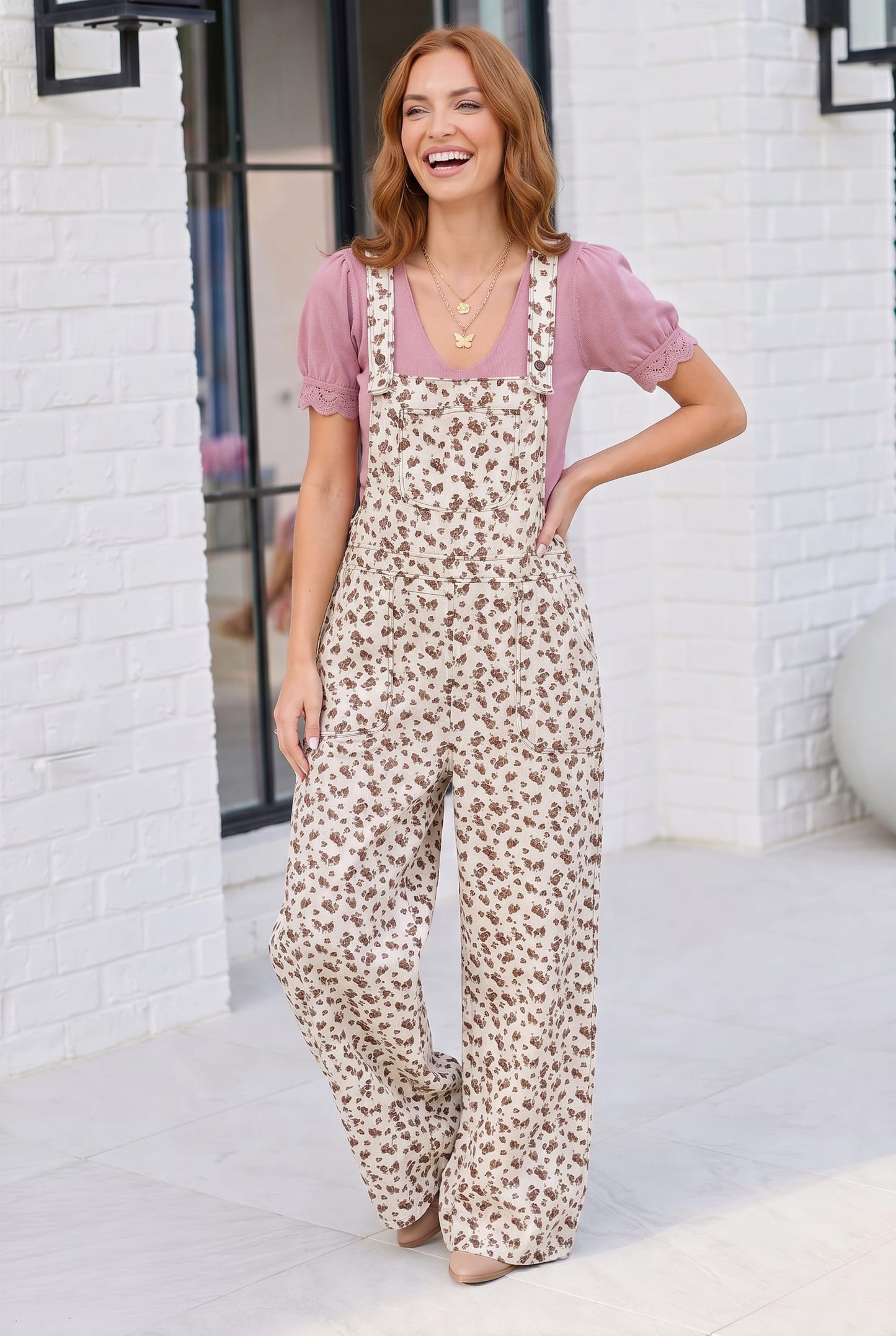 Wildflower Fields Floral Overalls