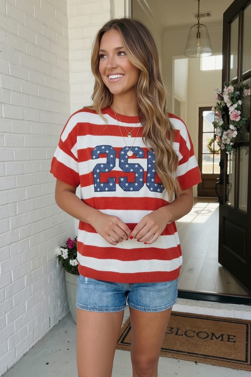Stars and Stripes '250' Top