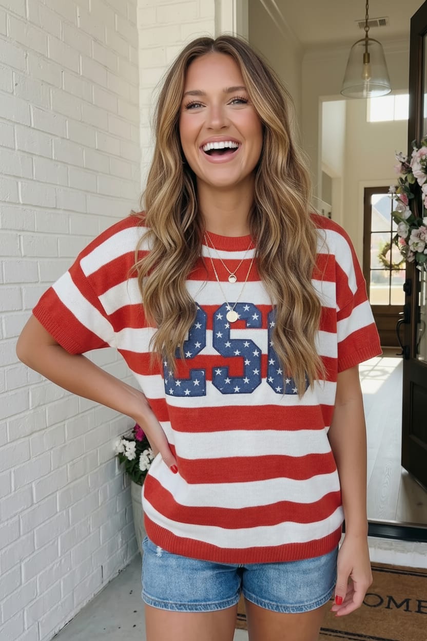 Stars and Stripes '250' Top