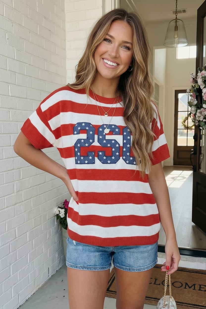 Stars and Stripes '250' Top